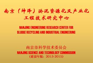 南京（88805tccn新蒲京）淤泥资源及产业化工程技术研究中心（铜牌）